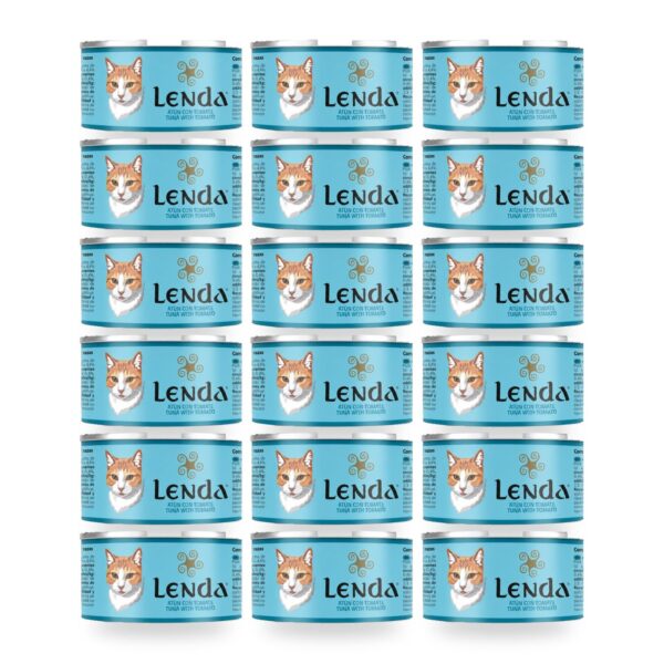 Lenda Delicat Bocaditos En Salsa De Atún Con Tomate Para Gatos Pack Ahorro 18×85 g