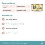 Modo de uso de Lenda Delicat pollo con vegetales para gatos como alimento completo