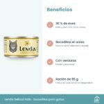 Beneficios de Lenda Delicat pollo con vegetales: aves, bocaditos en salsa y verduras