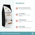Beneficios del pienso sin cereales Lenda Farm Poultry para gatos