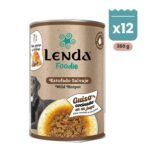Pack de 12 latas Lenda Foodie Estofado Salvaje guiso de pavo y caballo para perros de 380 g
