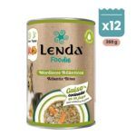 Pack de 12 latas Lenda Foodie Mordiscos Atlánticos guiso de salmón y arenque para perros de 380 g