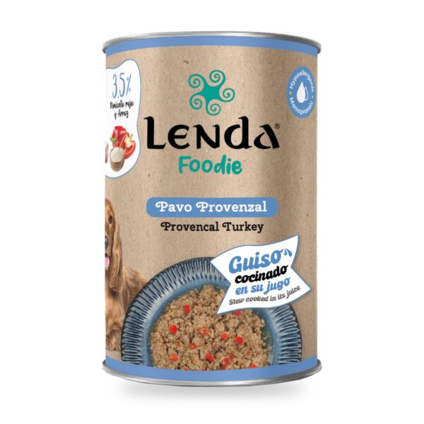 Lenda Foodie Pavo Provenzal Guiso Para Perros Pack Ahorro 12×380 g - unidad