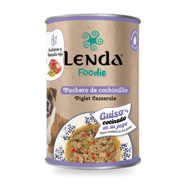 Lenda Foodie Puchero De Cochinillo Guiso Para Perros Pack Ahorro 12×380 g - unidad