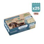 Pack de 25 latas Lenda Foodie Puppy migas de lomo de merluza para cachorros de 120 g