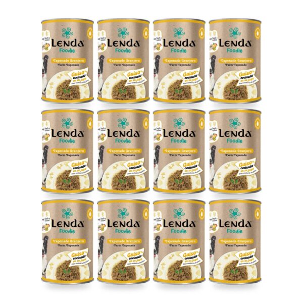 Lenda Foodie Tapenade Granjero Guiso De Pato Y Conejo Para Perros Pack Ahorro 12×380 g