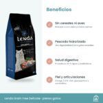 Beneficios de Lenda Grain Free Delicate: sin cereales ni aves, digestivo y omega 3
