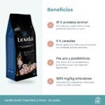 Beneficios de Lenda Grain Free Pato y Pavo: 91 % proteína animal, sin cereales ni pollo