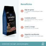 Beneficios del pienso light sin cereales Lenda con cerdo y conejo para gatos