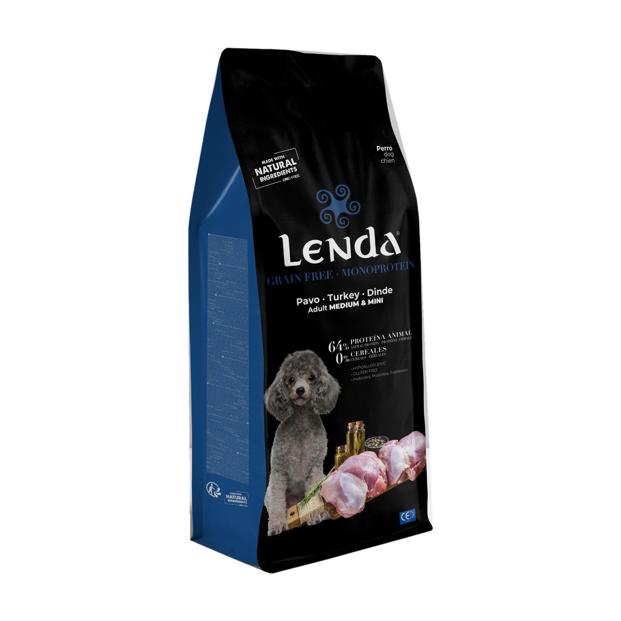 Saco de Lenda Grain Free Monoproteico Pavo pienso sin cereales para perros Saco de Lenda Grain Free Monoproteico Pavo pienso sin cereales para perros