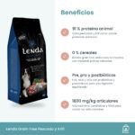 Beneficios de Lenda Grain Free Pescado y Krill: 91 % proteína animal, sin cereales ni patata