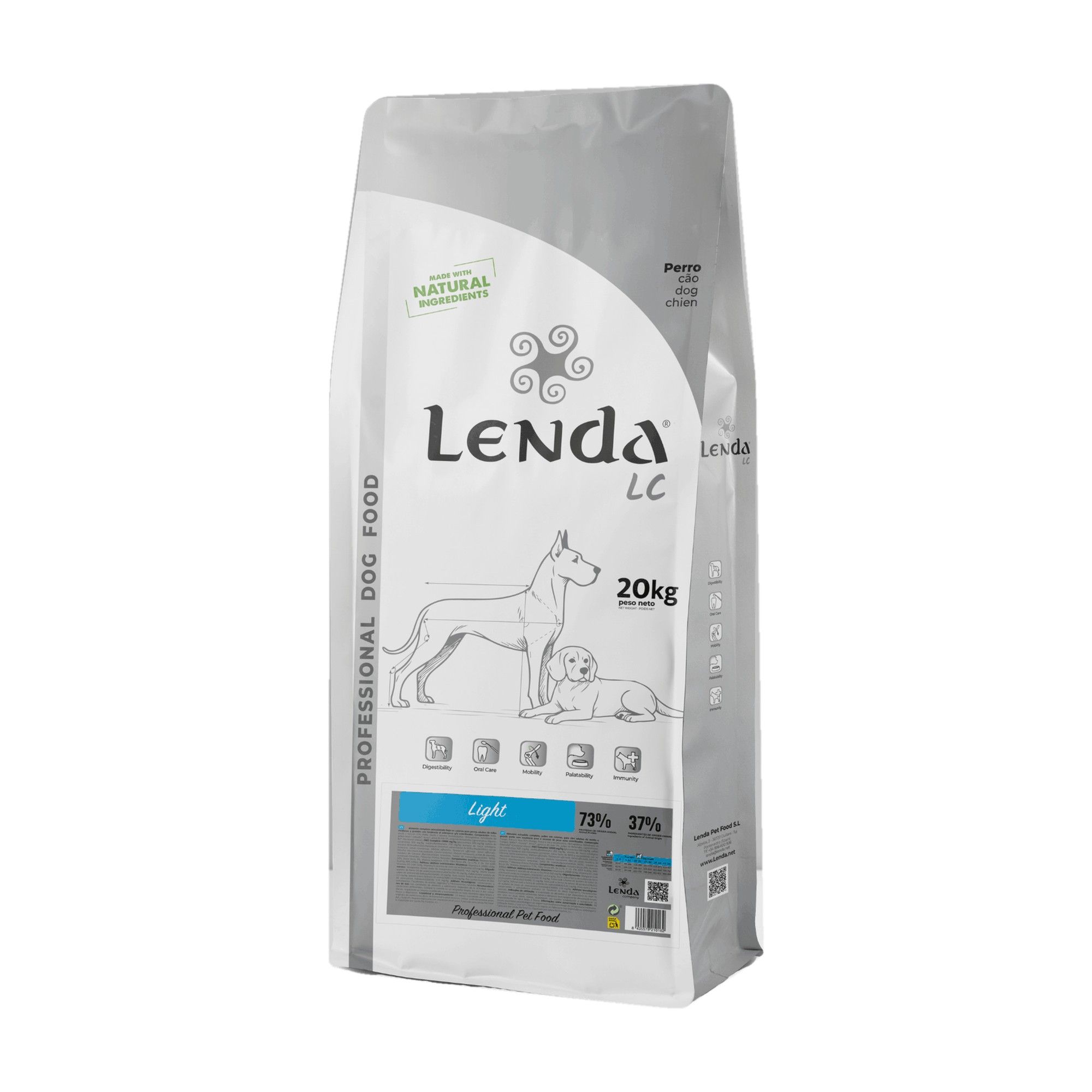 Saco de Lenda LC Light pienso bajo en calorías para perros 20 kg Saco de Lenda LC Light pienso bajo en calorías para perros 20 kg