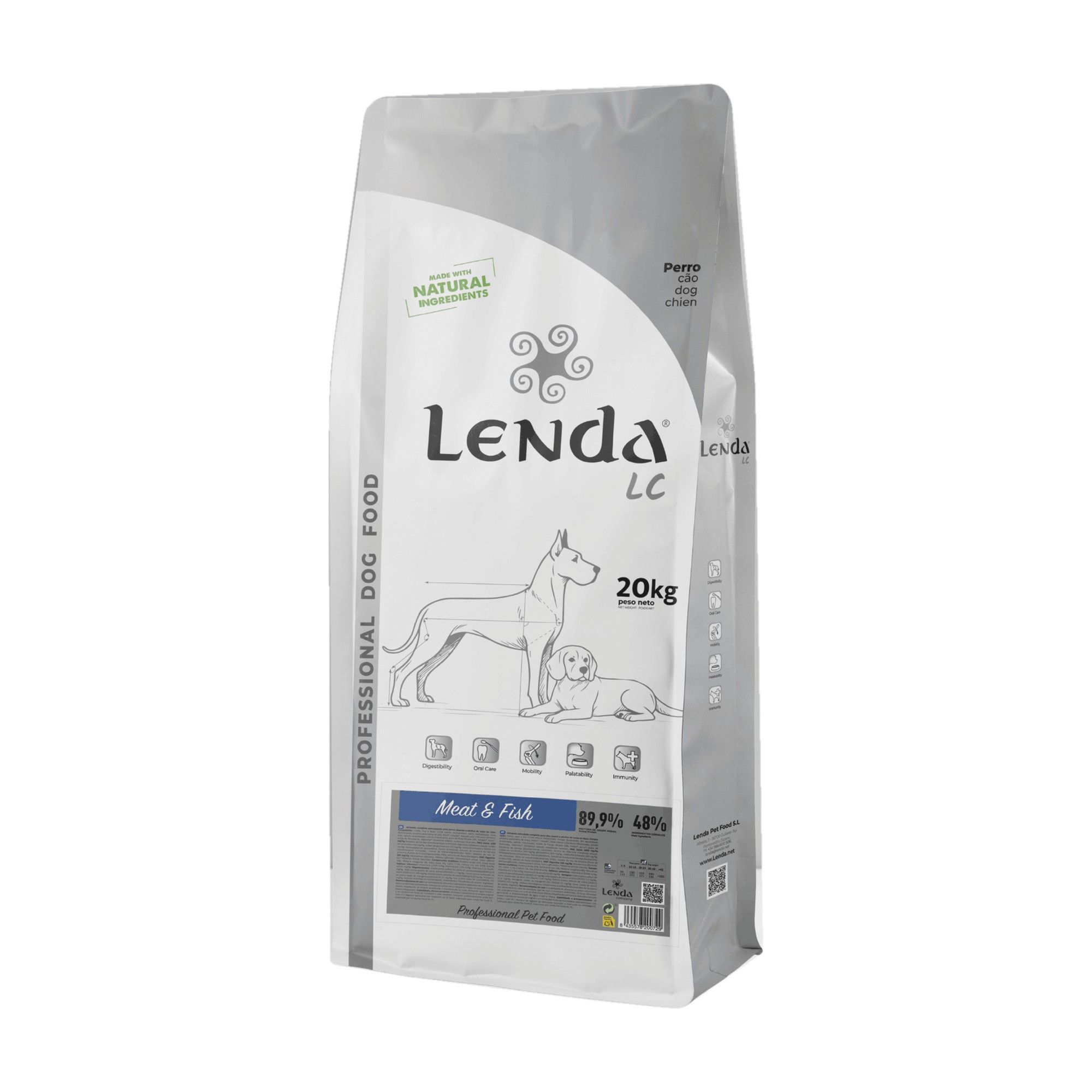 Saco de Lenda LC Meat & Fish pienso para perros 20 kg Saco de Lenda LC Meat & Fish pienso para perros 20 kg