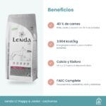 Beneficios de Lenda LC Puppy & Junior: crecimiento, gestación, digestión y pelo