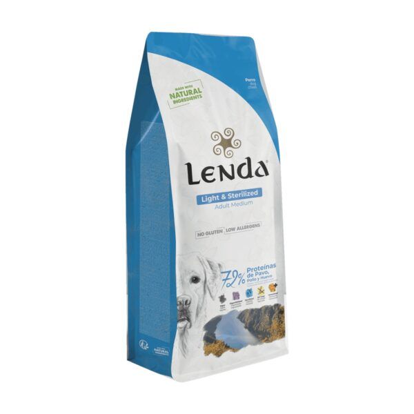 Saco de pienso Lenda Light & Sterilized para perros esterilizados