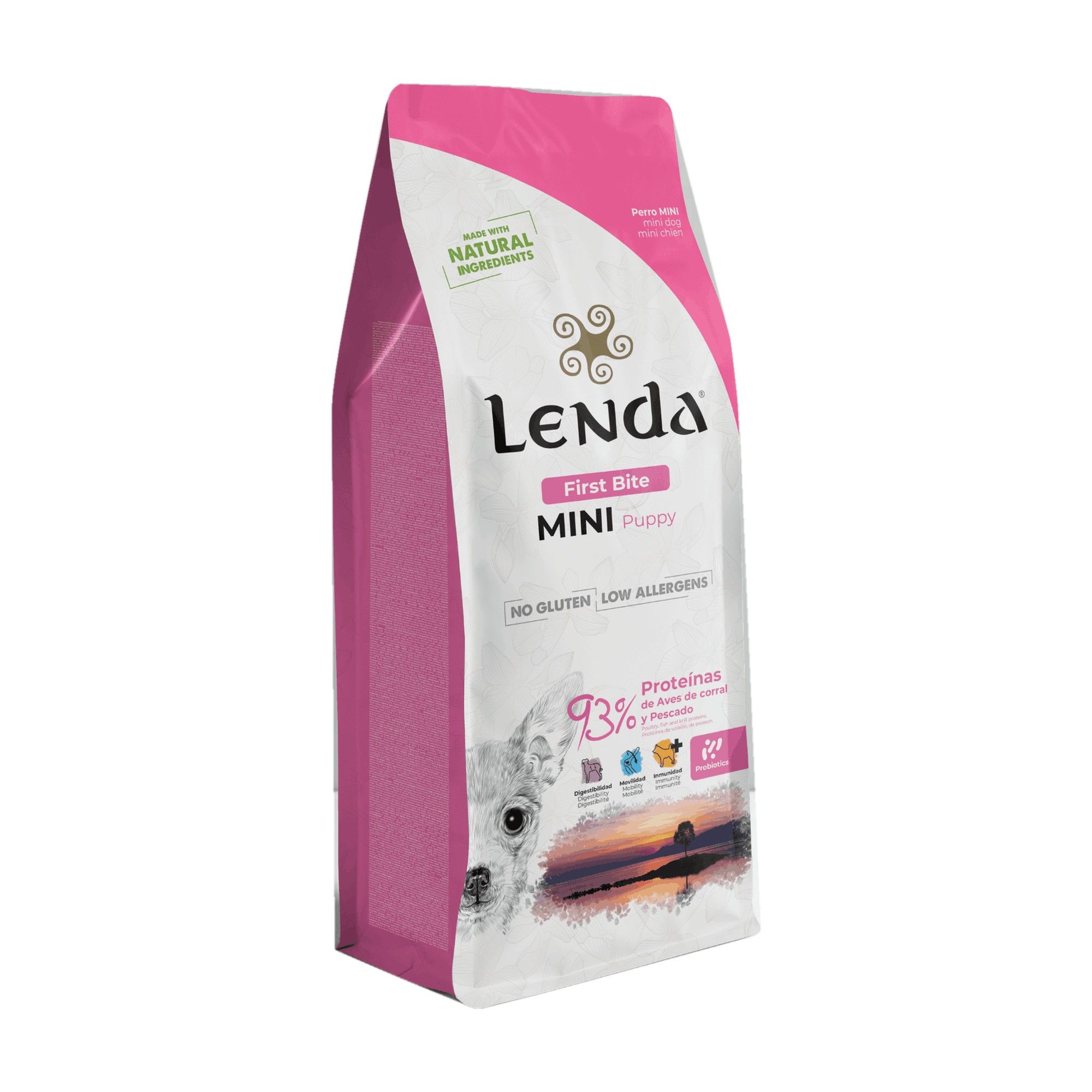 Saco de pienso Lenda Mini Puppy First Bites para cachorros de razas mini Saco de pienso Lenda Mini Puppy First Bites para cachorros de razas mini