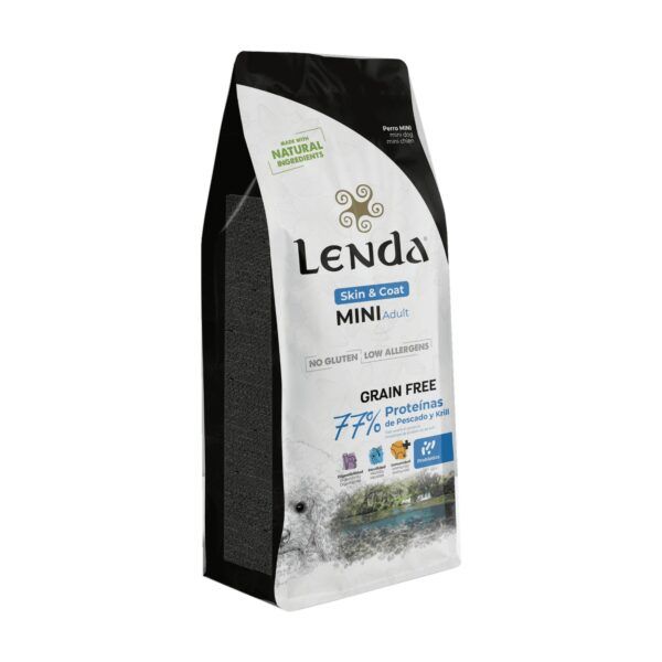 Saco de pienso Lenda Mini Skin & Coat sin cereales para perros mini