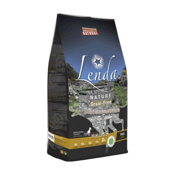 Saco de Lenda Nature Grain Free Pavo pienso sin cereales para perros