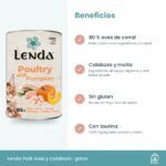 Beneficios del paté Lenda aves de corral y calabaza: 80 % aves, sin gluten y taurina