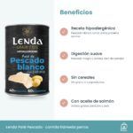 Beneficios del paté Lenda de pescado blanco: hipoalergénico, sin cereales y digestivo