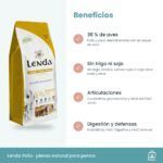 Beneficios del pienso Lenda Pollo: aves, sin trigo, articulaciones y digestión