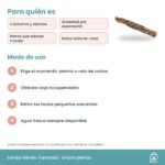 Modo de uso del snack Nervio Trenzado Lenda para perros