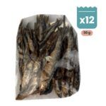 Lenda Snack Chinchiños, boquerón deshidratado para gatos y perros pequeños, pack 12x50 g