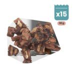 Lenda Snack Nubes de Ternera para perros, Pack Ahorro de 15 bolsas