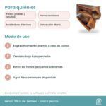 Modo de uso del Snack Stick de Ternera Lenda para perros
