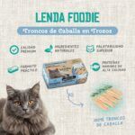 Lenda Foodie Cat Troncos de Caballa en Trozos para Gatos Pack Ahorro 25x120 g