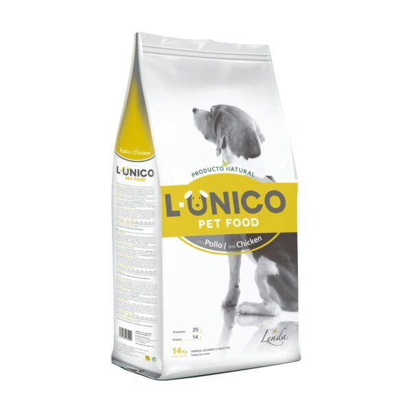 Saco de pienso Lenda Único Pollo para perros adultos