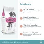 Beneficios de Lenda Único Puppy: proteína para crecer, energía, vitaminas y digestión cuidada