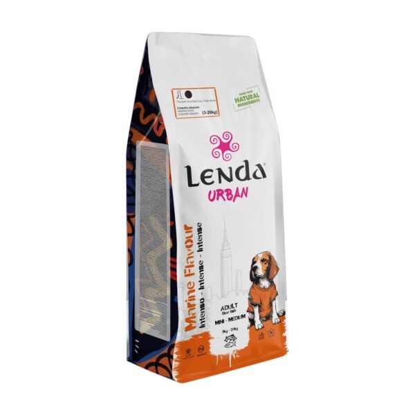 Saco de Lenda Urban Marine Flavour Pescado Azul Pienso Para Perros Mini y Raza Mediana