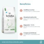 Beneficios de Lenda Vet Nature Urinary & Struvite gatos: orina ácida, magnesio bajo, probióticos