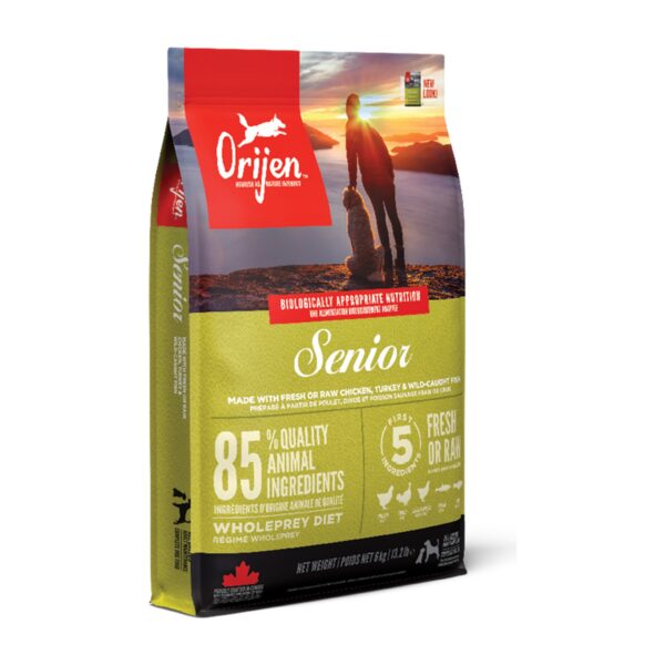 Orijen Senior Pienso Sin Cereales de Pollo para Perros Senior