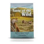Saco de pienso Taste of the Wild Appalachian Valley Small Breed sin cereales para perros pequeños con venado