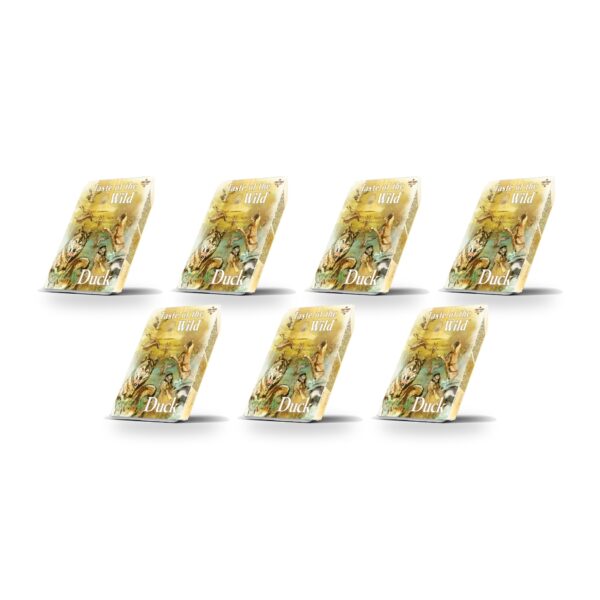 Taste of the Wild comida húmeda en tarrina para perros adultos con pato, pollo, fruta y verdura Pack 7x390 g (7 unidades)