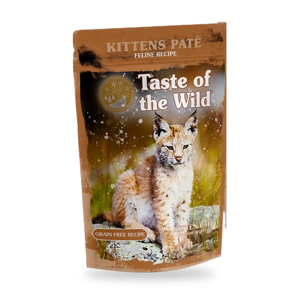 Taste of the Wild paté en sobre sin cereales para gatitos con pollo e hígado de pollo (unidad)