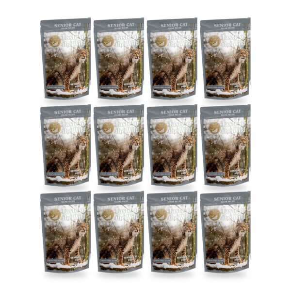 Taste of the Wild paté en sobre sin cereales para gatos senior con pollo e hígado de pollo Pack 12x85 g (12 unidades)
