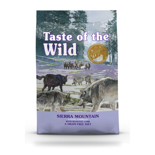 Saco de pienso Taste of the Wild Sierra Mountain sin cereales para perros con cordero asado
