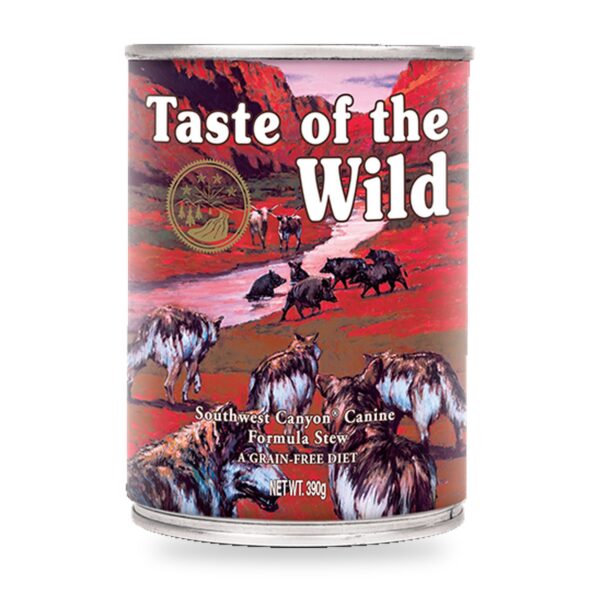 Taste of the Wild Southwest Canyon comida húmeda sin cereales para perros adultos con vacuno y pollo (unidad)