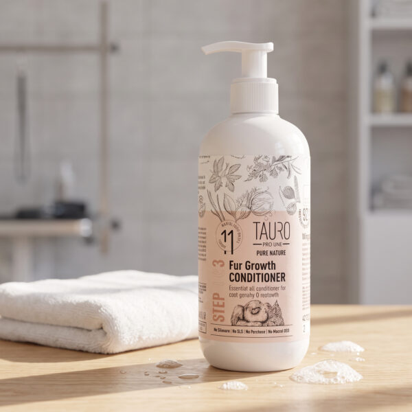 Tauro Acondicionador Crecimiento Del Pelo 400 Ml en uso en la peluquería