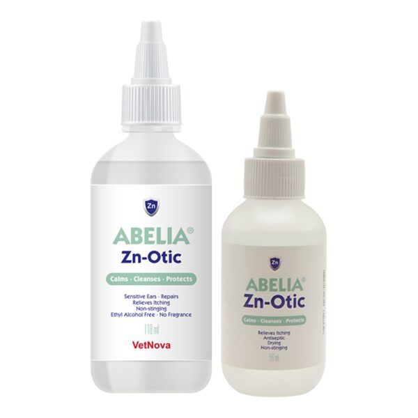 Vetnova Abelia Zn-Otic Solución Ótica Calmante con Zinc para Perros y Gatos - imagen 2
