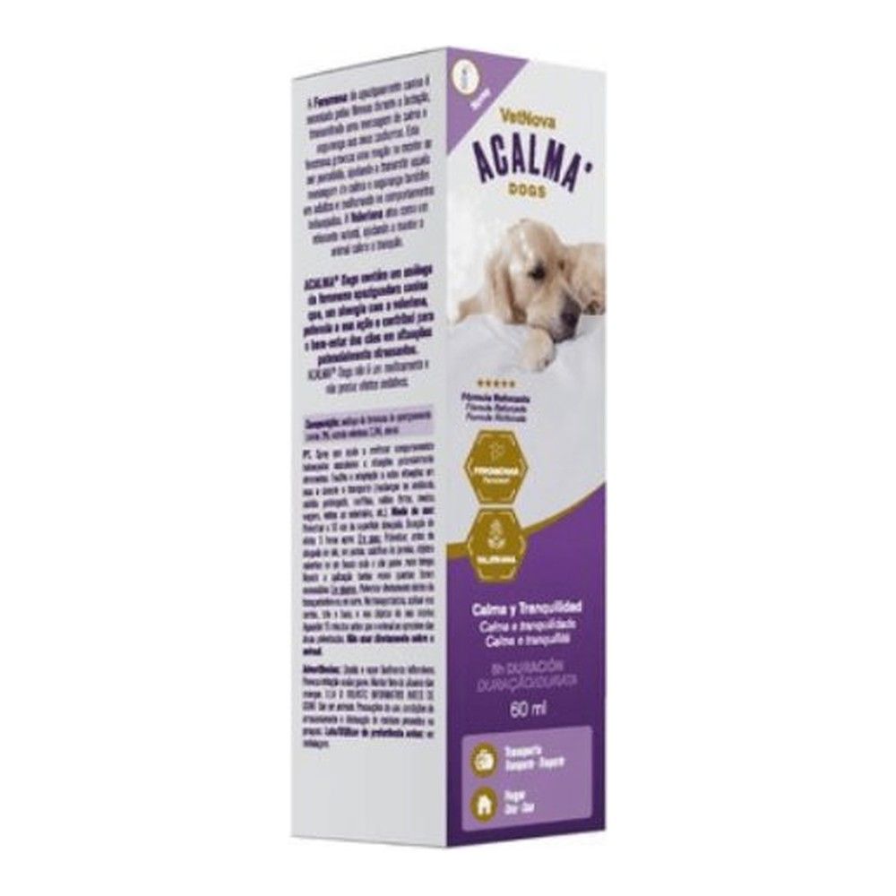 Vetnova Acalma Dogs Spray Feromonas y Valeriana para Perros 60 ml Vetnova Acalma Dogs Spray Feromonas y Valeriana para Perros 60 ml