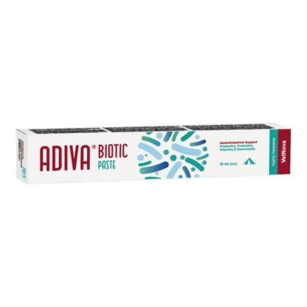 Vetnova Adiva Biotic Paste Probióticos en Pasta para Perros y Gatos 15 ml