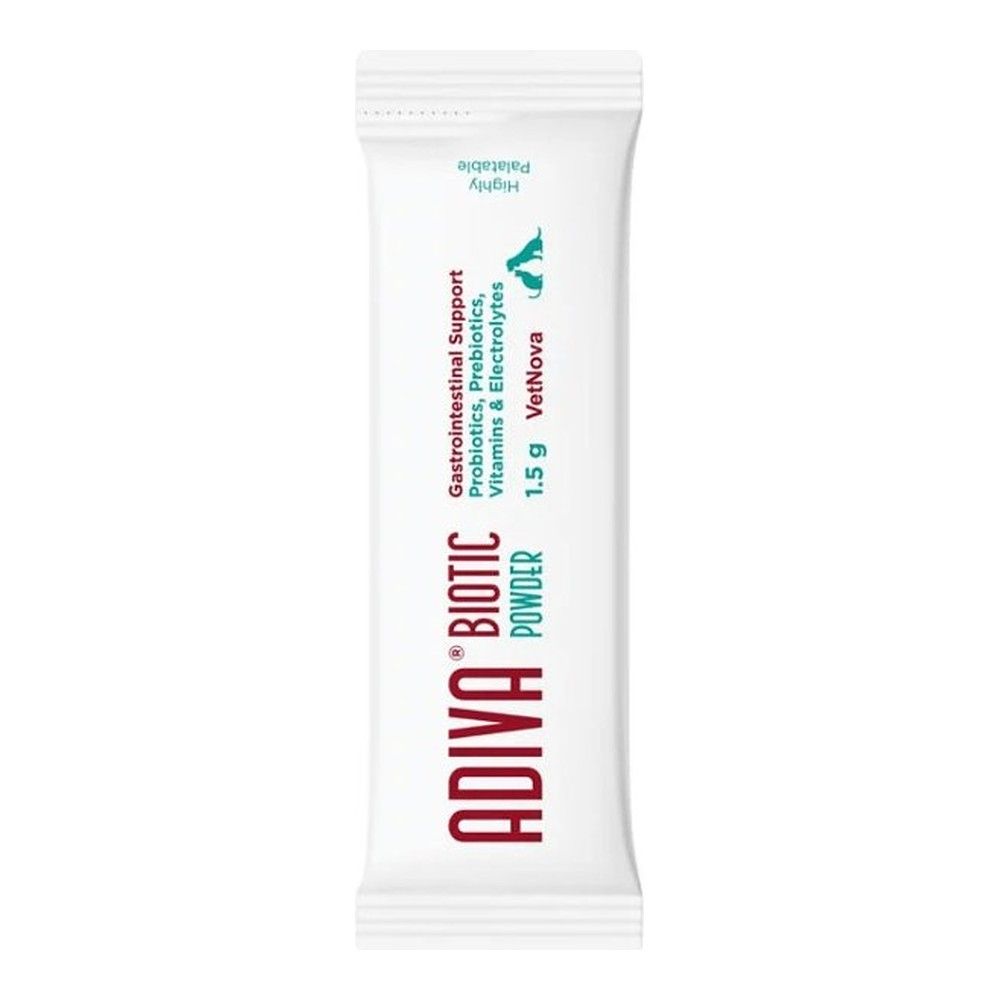 Vetnova Adiva Biotic Powder Probióticos para Perros y Gatos 30 Sobres de 1,5 g Vetnova Adiva Biotic Powder Probióticos para Perros y Gatos 30 Sobres de 1,5 g