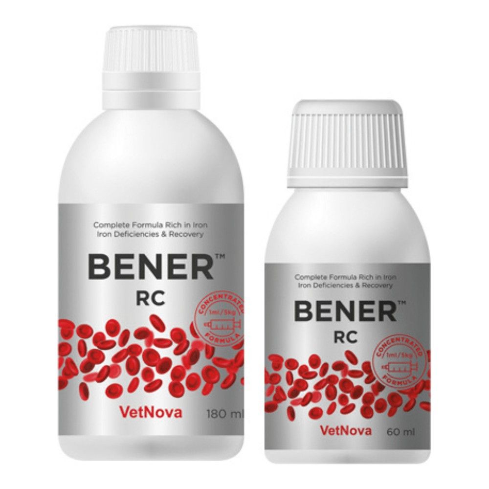 Vetnova Bener RC solución oral para perros y gatos, frascos de 60 y 180 ml Vetnova Bener RC solución oral para perros y gatos, frascos de 60 y 180 ml