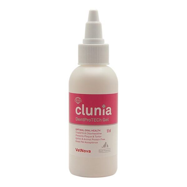 Vetnova Clunia DentProTech Gel Bucodental con Clorhexidina para Perros y Gatos 59 ml - imagen 2