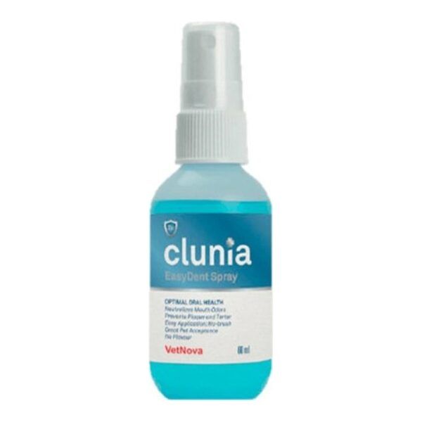 Vetnova Clunia Easy Dent Spray Bucal con Zinc para Perros y Gatos 60 ml