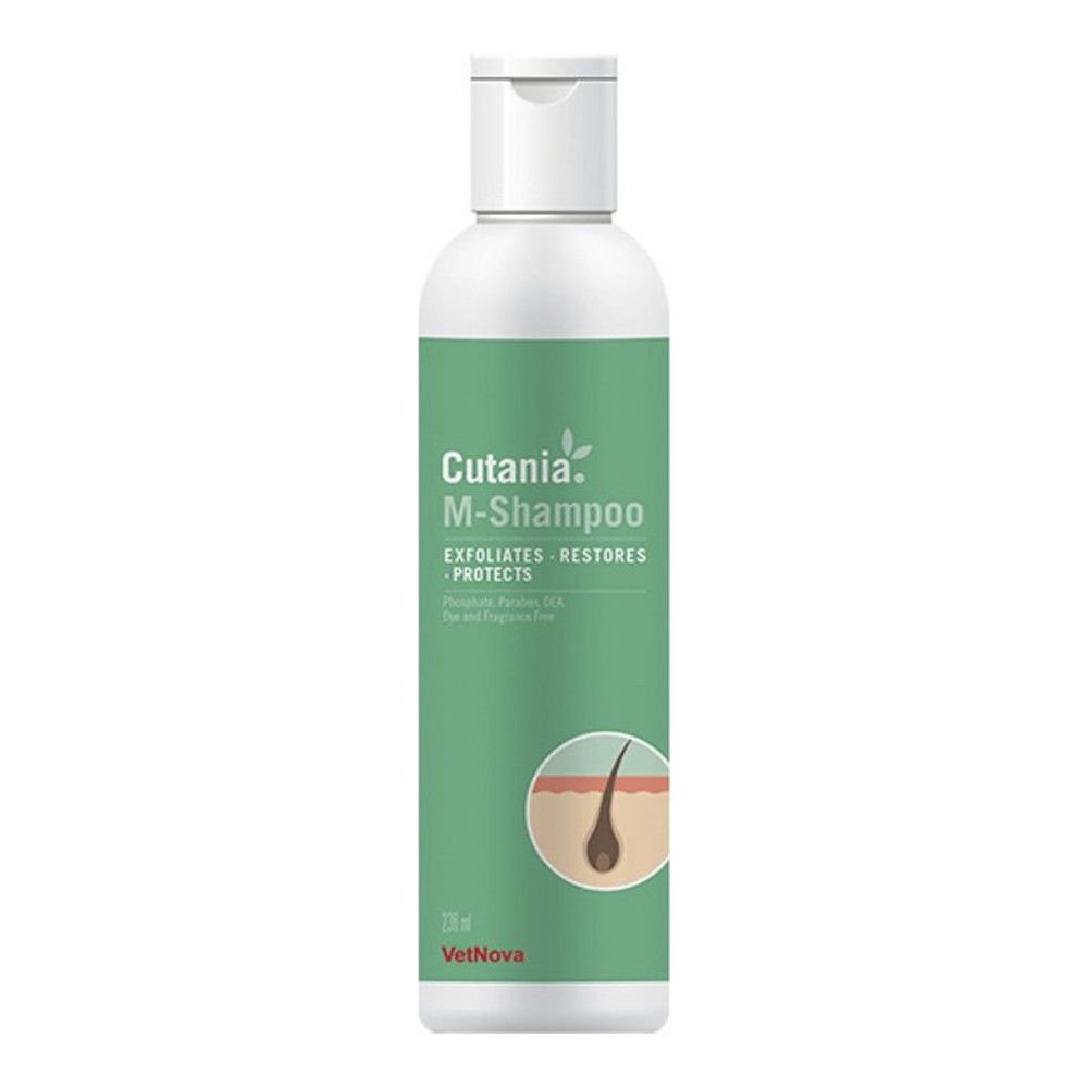 Vetnova Cutania M-Shampoo Champú Secante Sin Fragancia para Perros y Gatos 236 ml Vetnova Cutania M-Shampoo Champú Secante Sin Fragancia para Perros y Gatos 236 ml